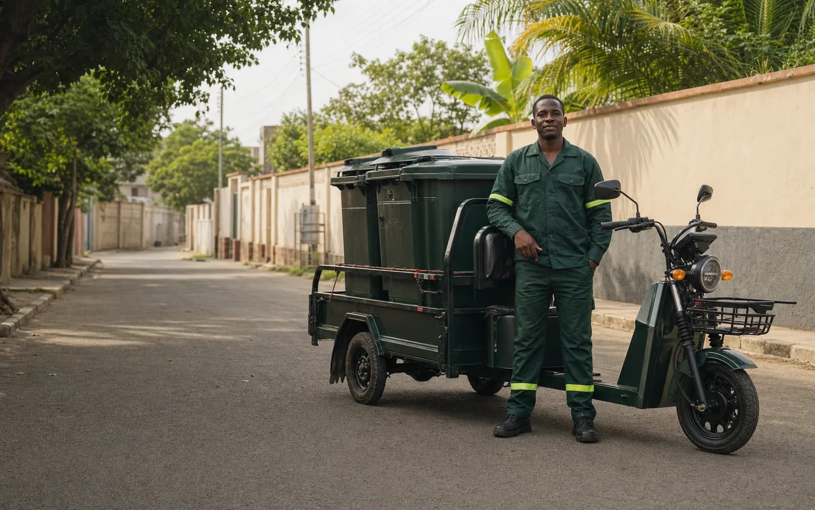 Boola rider ready for a household pickup